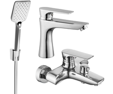 Mexen Axel R62 zestaw wannowy, chrom - 73803R62-00