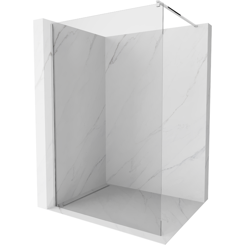 Mexen Kioto ścianka prysznicowa Walk-in 115 x 200 cm, transparent 8 mm, chrom - 800-115-101-01-00