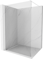 Mexen Kioto ścianka prysznicowa Walk-in 95 x 200 cm, transparent 8 mm, biała - 800-095-101-20-00