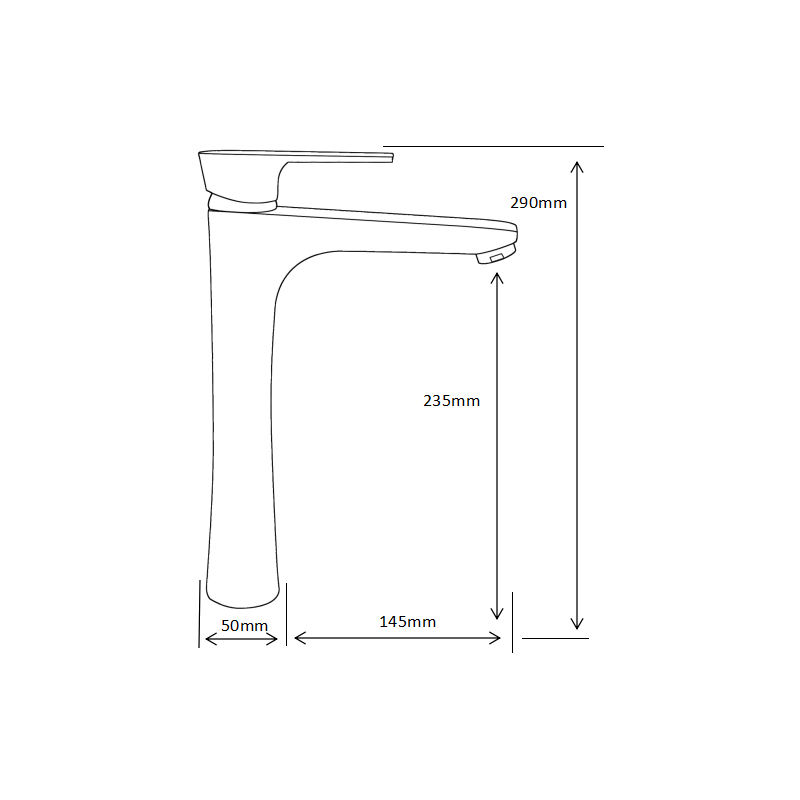 Mexen Axel R72 zestaw wannowy, chrom - 73813R72-00