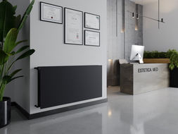 Mexen CHF20 Hygiene Flat grzejnik płytowy 300 x 1600 mm, podłączenie boczne, 909 W, antracyt - W420HF-030-160-66
