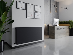 Mexen CHF20 Hygiene Flat grzejnik płytowy 400 x 1600 mm, podłączenie boczne, 1151 W, antracyt - W420HF-040-160-66