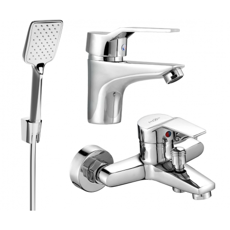 Mexen Caro R62 zestaw wannowy, chrom - 746603R62-00