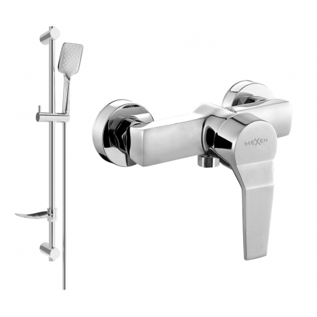 Mexen Caro DF62 bateria prysznicowa z zestawem prysznicowym, chrom - 74664DF62-00