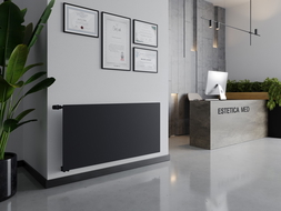 Mexen CVH10 Hygiene grzejnik płytowy 900 x 1400 mm, podłączenie dolne, 1250 W, antracyt - W610H-090-140-66