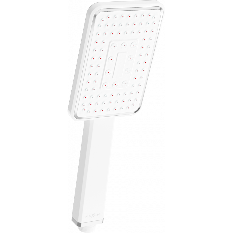 Mexen R-54 rączka prysznicowa 1-funkcyjna, biała/chrom - 79554-21