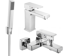 Mexen Cetus R77 zestaw wannowy, chrom - 744303R77-00