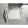 Mexen Hugo brodzik prostokątny SMC 140 x 70 cm, biały, maskownica inox - 42107014-X