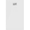 Mexen Hugo brodzik prostokątny SMC 140 x 70 cm, biały, maskownica inox - 42107014-X