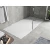 Mexen Hugo brodzik prostokątny SMC 170 x 90 cm, biały, maskownica inox - 42109017-X