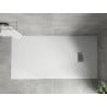 Mexen Hugo brodzik prostokątny SMC 170 x 90 cm, biały, maskownica inox - 42109017-X