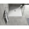 Mexen Hugo brodzik prostokątny SMC 140 x 100 cm, biały, maskownica inox - 42101014-X