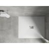 Mexen Hugo brodzik prostokątny SMC 140 x 100 cm, biały, maskownica inox - 42101014-X