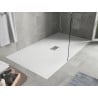Mexen Hugo brodzik prostokątny SMC 170 x 100 cm, biały, maskownica inox - 42101017-X