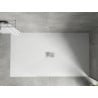 Mexen Hugo brodzik prostokątny SMC 170 x 100 cm, biały, maskownica inox - 42101017-X