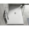 Mexen Hugo brodzik prostokątny SMC 170 x 100 cm, biały, maskownica inox - 42101017-X