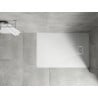 Mexen Hugo brodzik prostokątny SMC 130 x 70 cm, biały, maskownica biała - 42107013-W