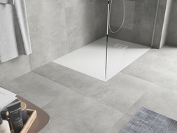 Mexen Hugo brodzik prostokątny SMC 110 x 80 cm, biały, maskownica biała - 42108011-W