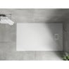 Mexen Hugo brodzik prostokątny SMC 140 x 80 cm, biały, maskownica biała - 42108014-W