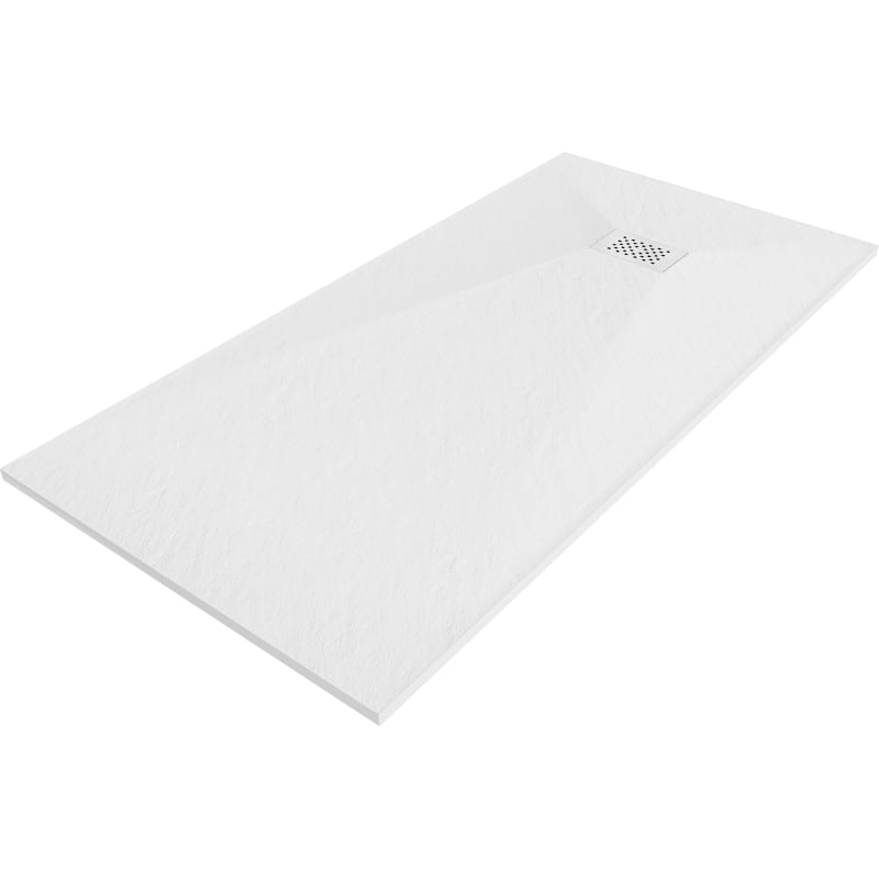 Mexen Hugo brodzik prostokątny SMC 170 x 90 cm, biały, maskownica biała - 42109017-W