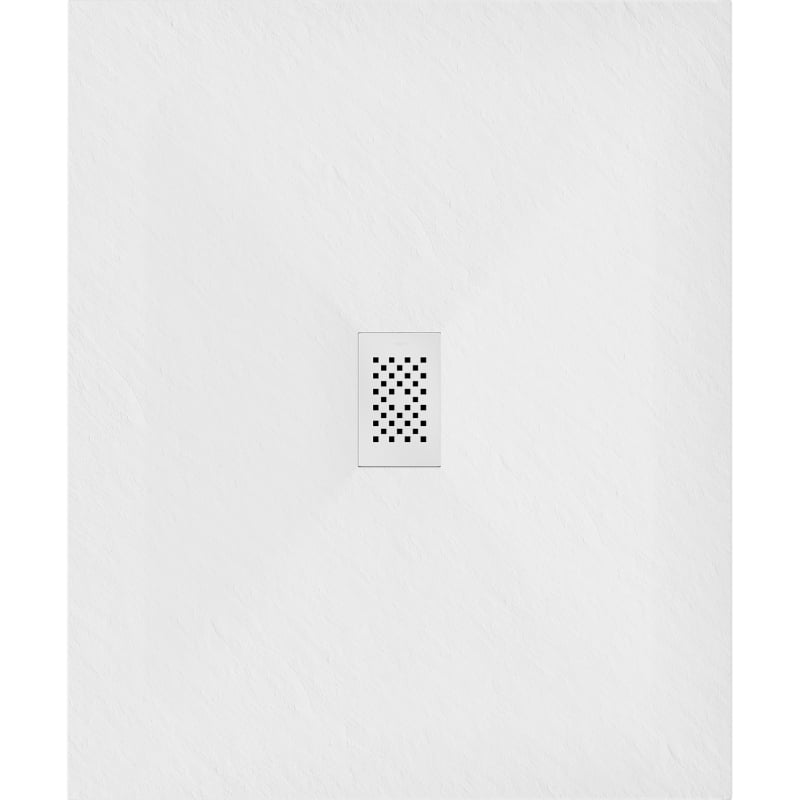 Mexen Hugo brodzik prostokątny SMC 140 x 100 cm, biały, maskownica biała - 42101014-W