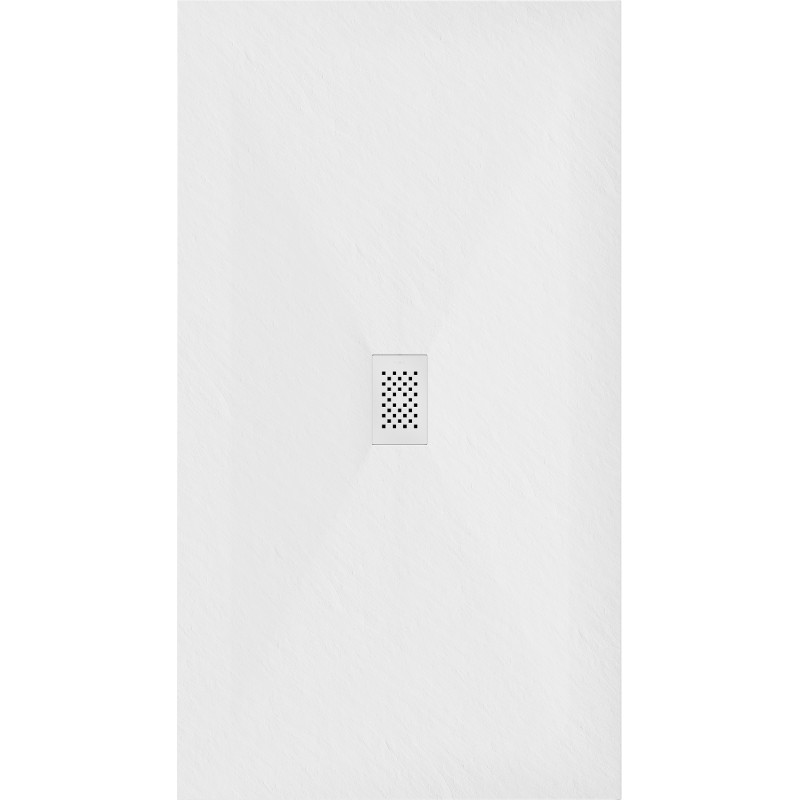 Mexen Hugo brodzik prostokątny SMC 200 x 100 cm, biały, maskownica biała - 42101020-W