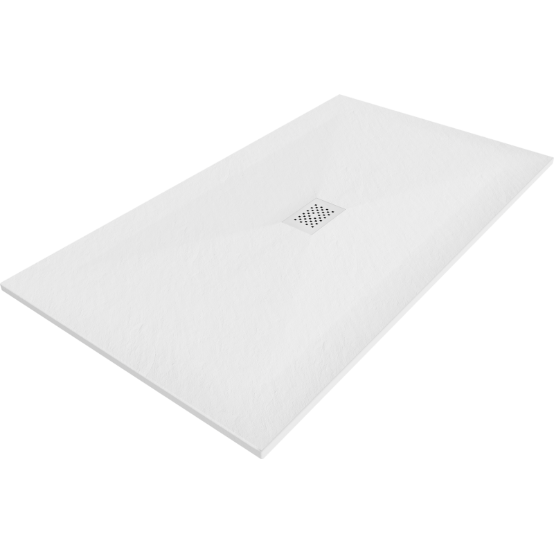 Mexen Hugo brodzik prostokątny SMC 170 x 100 cm, biały, maskownica biała - 42101017-W