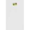 Mexen Hugo brodzik prostokątny SMC 150 x 90 cm, biały, maskownica złota - 42109015-G