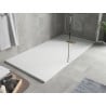 Mexen Hugo brodzik prostokątny SMC 180 x 90 cm, biały, maskownica złota - 42109018-G