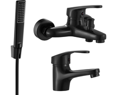 Mexen Erica R72 zestaw wannowy, czarny - 746403R72-70