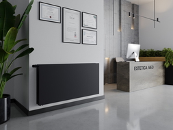 Mexen CVHF20 Hygiene Flat grzejnik płytowy 300 x 1300 mm, podłączenie dolne, 738 W, antracyt - W620HF-030-130-66