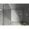 Mexen Hugo brodzik kwadratowy SMC 90 x 90 cm, biały, maskownica inox - 42109090-X