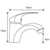 Mexen Fabia DF05 zestaw wannowy, czarny - 746503DF05-70