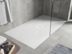 Mexen Hugo brodzik prostokątny SMC 170 x 100 cm, biały, maskownica biała - 42101017-W