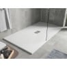 Mexen Hugo brodzik prostokątny SMC 170 x 100 cm, biały, maskownica inox - 42101017-X