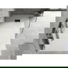 Mexen Hugo brodzik prostokątny SMC 170 x 90 cm, biały, maskownica czarna - 42109017-B