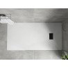 Mexen Hugo brodzik prostokątny SMC 180 x 90 cm, biały, maskownica czarna - 42109018-B