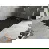 Mexen Hugo brodzik prostokątny SMC 160 x 70 cm, czarny, maskownica inox - 42707016-X