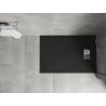 Mexen Hugo brodzik prostokątny SMC 120 x 80 cm, czarny, maskownica inox - 42708012-X