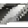 Mexen Hugo brodzik prostokątny SMC 180 x 80 cm, czarny, maskownica inox - 42708018-X