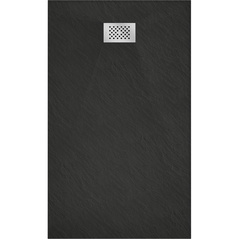 Mexen Hugo brodzik prostokątny SMC 140 x 90 cm, czarny, maskownica inox - 42709014-X