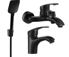 Mexen Fabia R62 zestaw wannowy, czarny - 746503R62-70