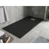 Mexen Hugo brodzik prostokątny SMC 170 x 90 cm, czarny, maskownica inox - 42709017-X