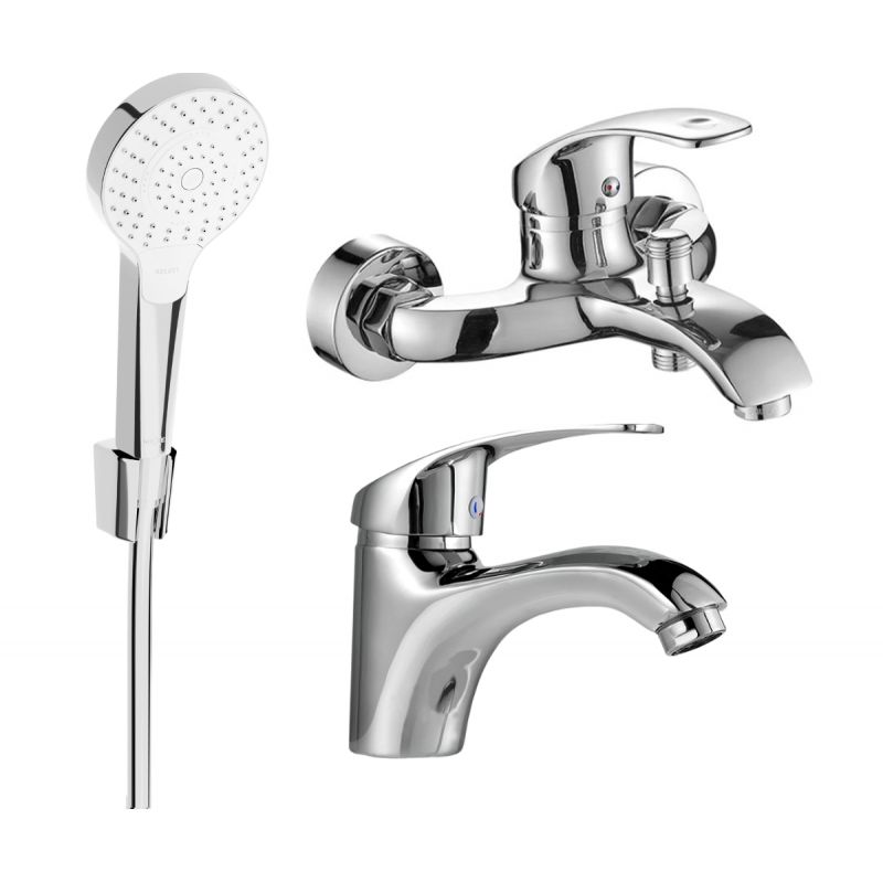 Mexen Fabia R05 zestaw wannowy, chrom - 746503R05-00