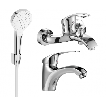 Mexen Fabia R05 zestaw wannowy, chrom - 746503R05-00