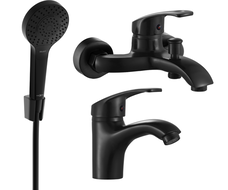 Mexen Fabia R05 zestaw wannowy, czarny - 746503R05-70