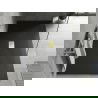 Mexen Hugo brodzik prostokątny SMC 180 x 100 cm, czarny, maskownica złota - 42701018-G