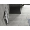 Mexen Hugo brodzik kwadratowy SMC 70 x 70 cm, czarny, maskownica czarna - 42707070-B