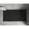 Mexen Hugo brodzik prostokątny SMC 180 x 80 cm, czarny, maskownica czarna - 42708018-B