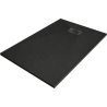 Mexen Hugo brodzik prostokątny SMC 120 x 90 cm, czarny, maskownica czarna - 42709012-B